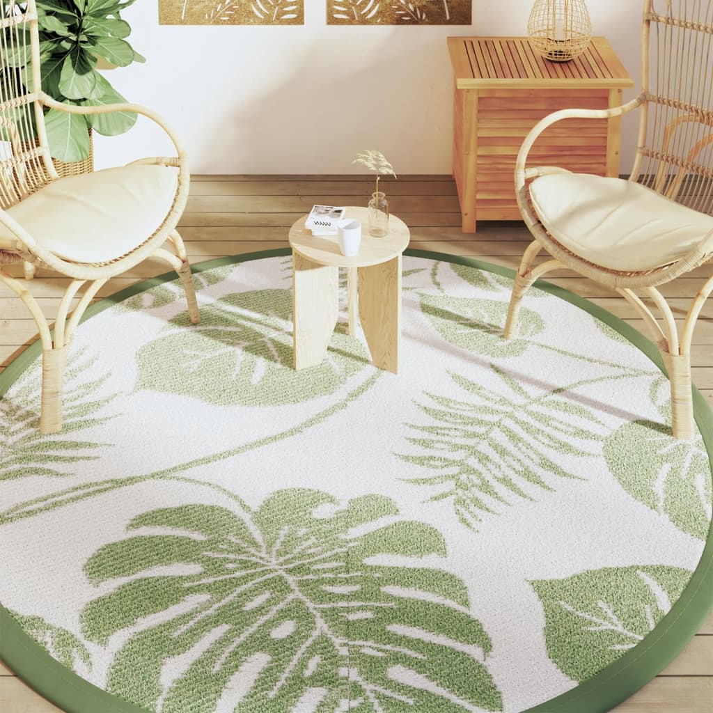 Outdoor-Teppich ARAKIL Grün Ø200 cm PP