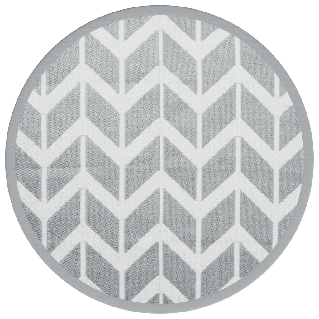 Outdoor-Teppich ARAKIL Grau Ø200 cm PP