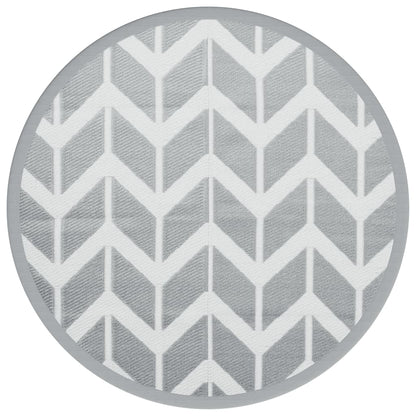 Outdoor-Teppich ARAKIL Grau Ø200 cm PP