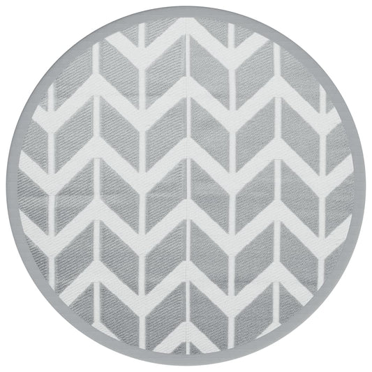 Outdoor-Teppich ARAKIL Grau Ø200 cm PP