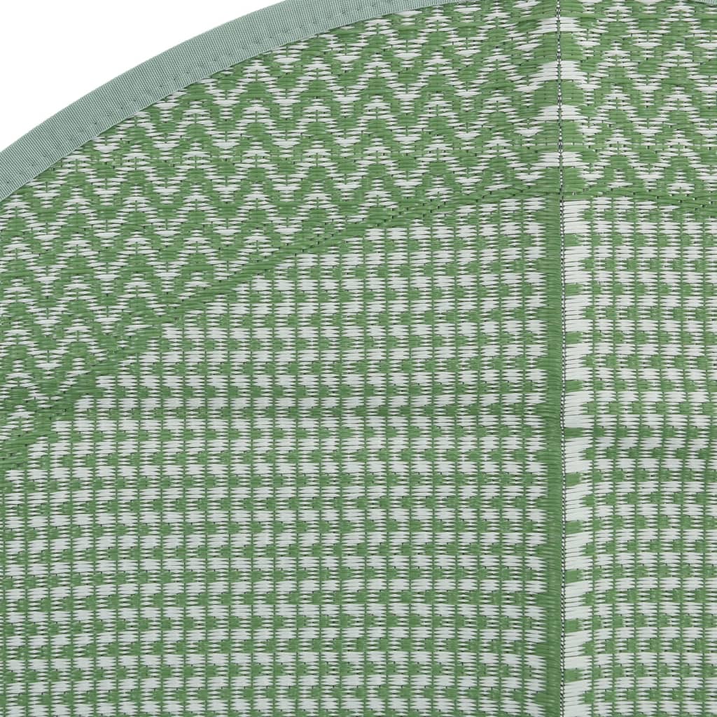 Outdoor-Teppich ARAKIL Grün Ø120 cm PP