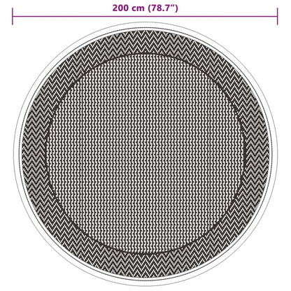 Outdoor-Teppich ARAKIL Grün Ø200 cm PP