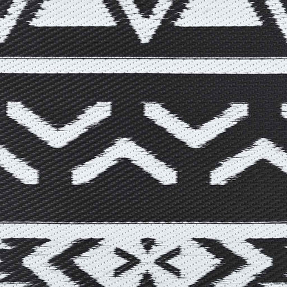 Outdoor-Teppich ARAKIL Schwarz Ø200 cm PP