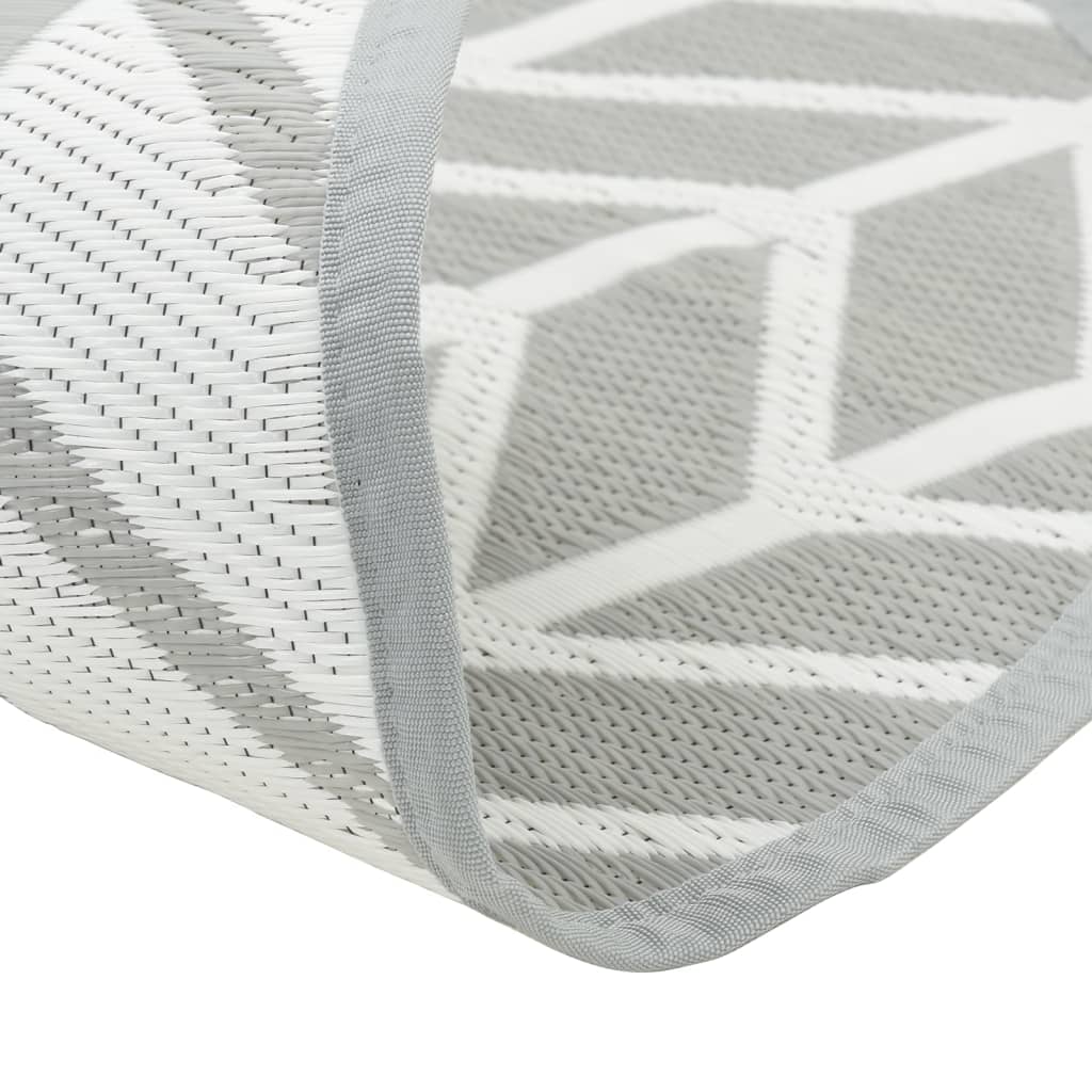 Outdoor-Teppich ARAKIL Grau Ø160 cm PP