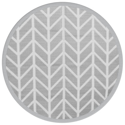 Outdoor-Teppich ARAKIL Grau Ø200 cm PP