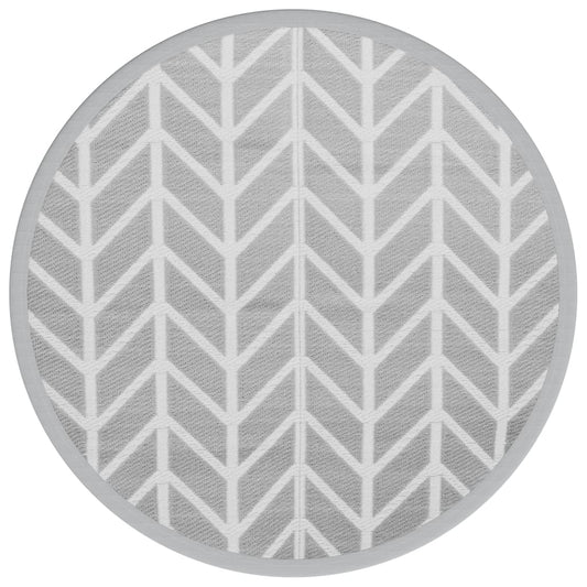 Outdoor-Teppich ARAKIL Grau Ø200 cm PP