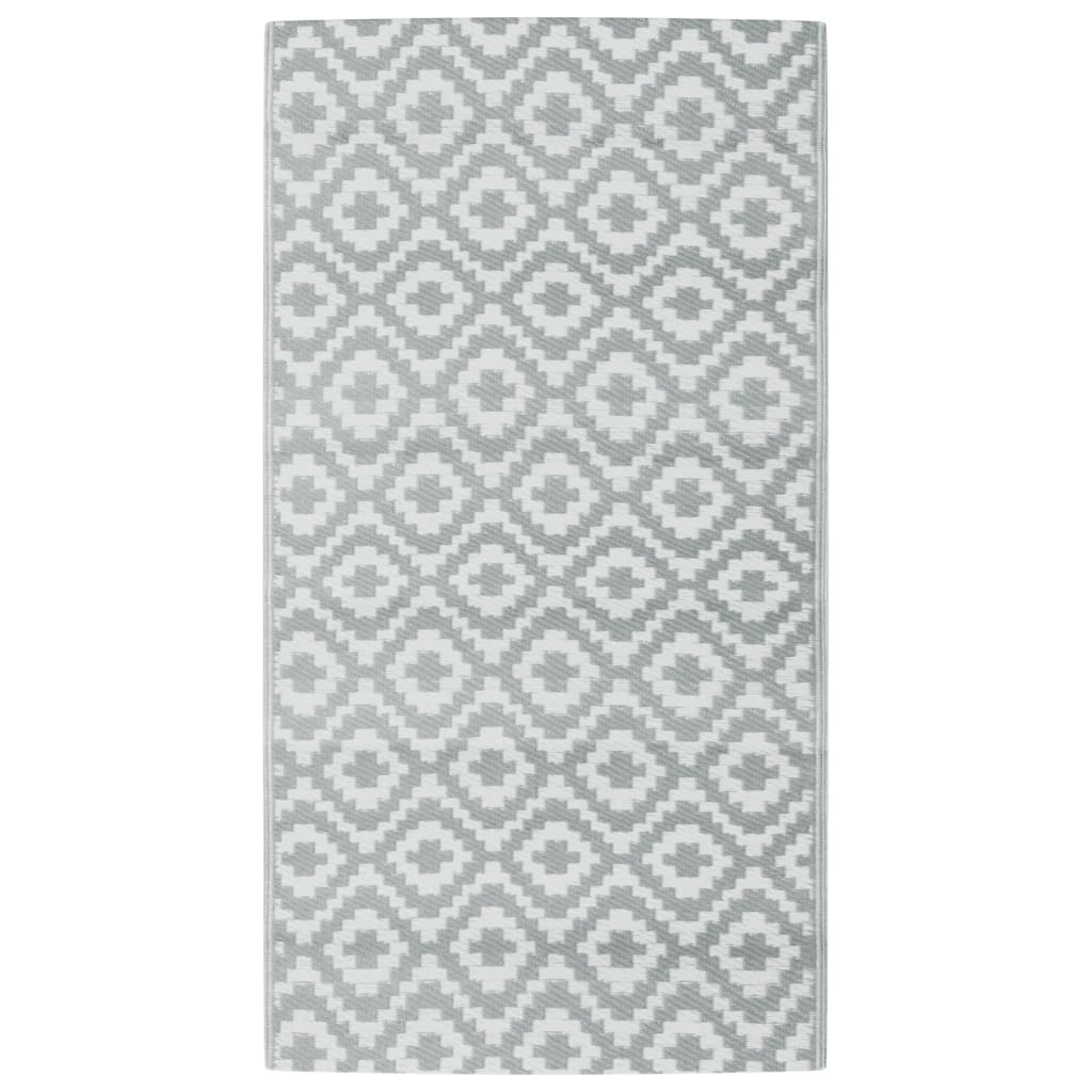 Outdoor-Teppich ARAKIL Grau 80x150 cm PP