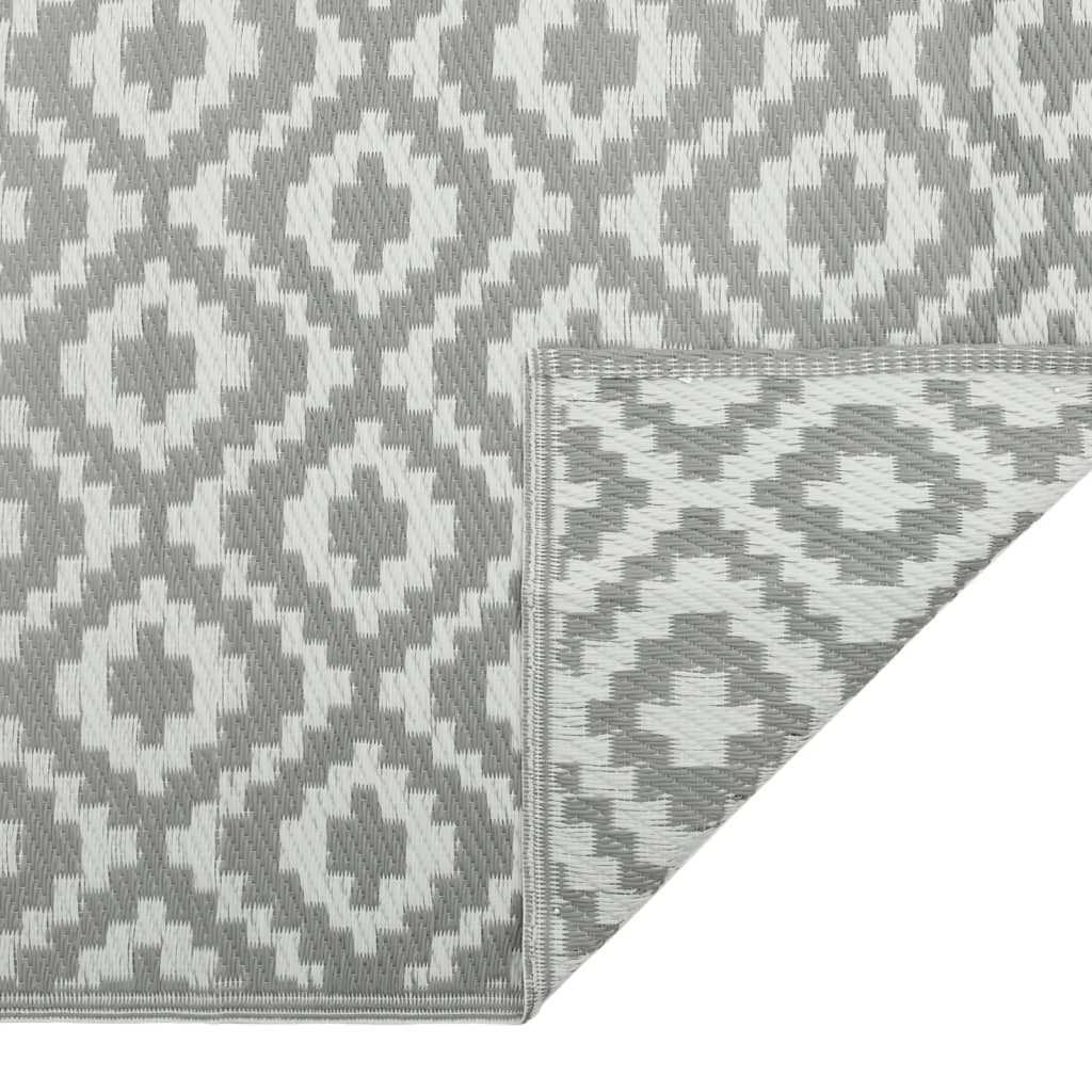 Outdoor-Teppich ARAKIL Grau 80x150 cm PP
