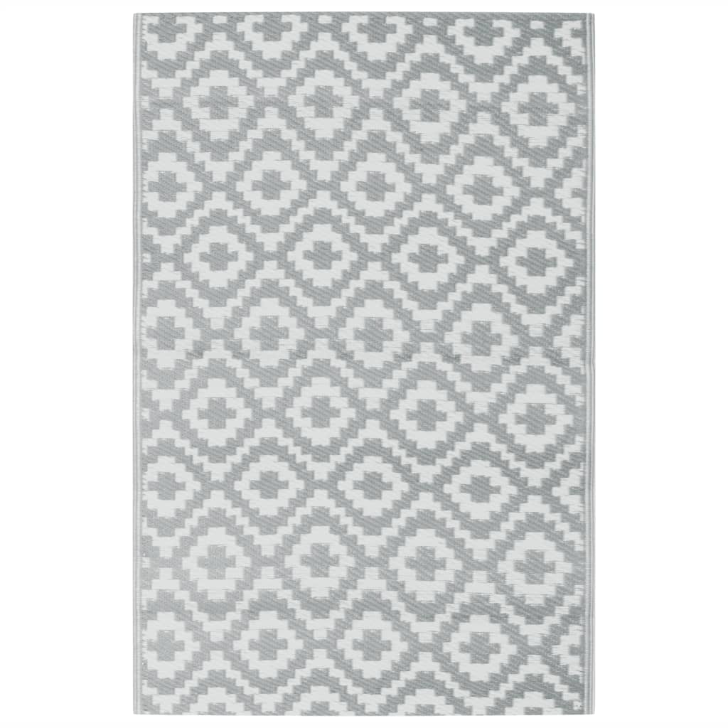 Outdoor-Teppich ARAKIL Grau 190x290 cm PP