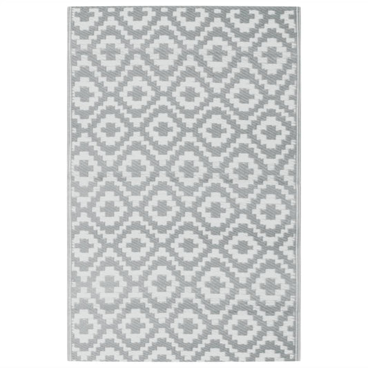 Outdoor-Teppich ARAKIL Grau 190x290 cm PP