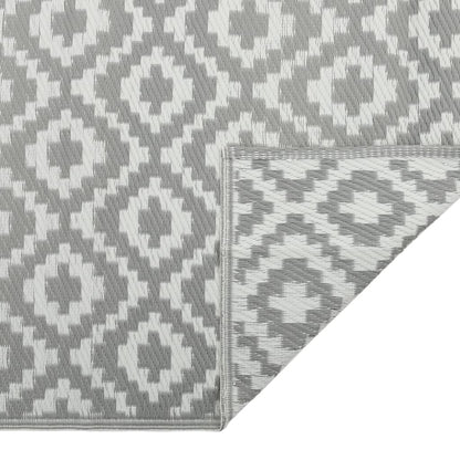 Outdoor-Teppich ARAKIL Grau 190x290 cm PP