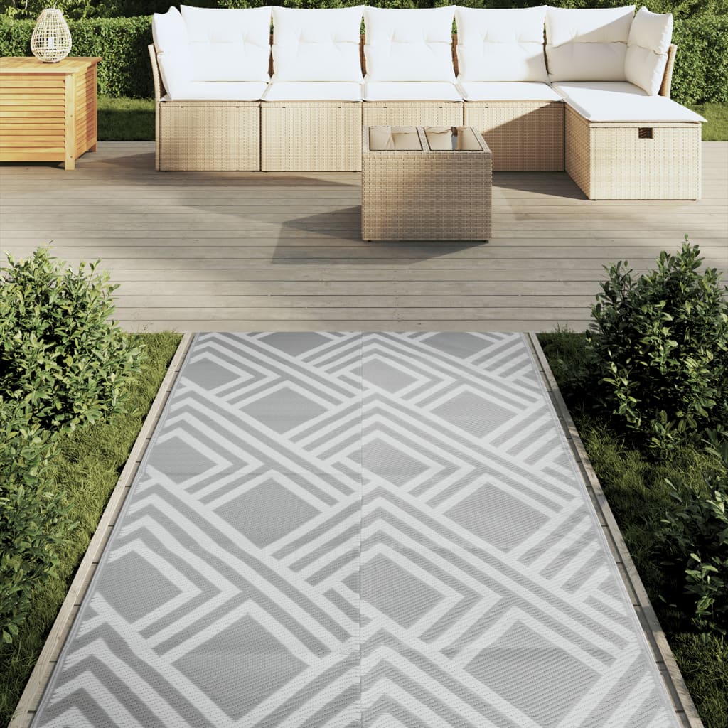 Outdoor-Teppich ARAKIL Grau 120x180 cm PP