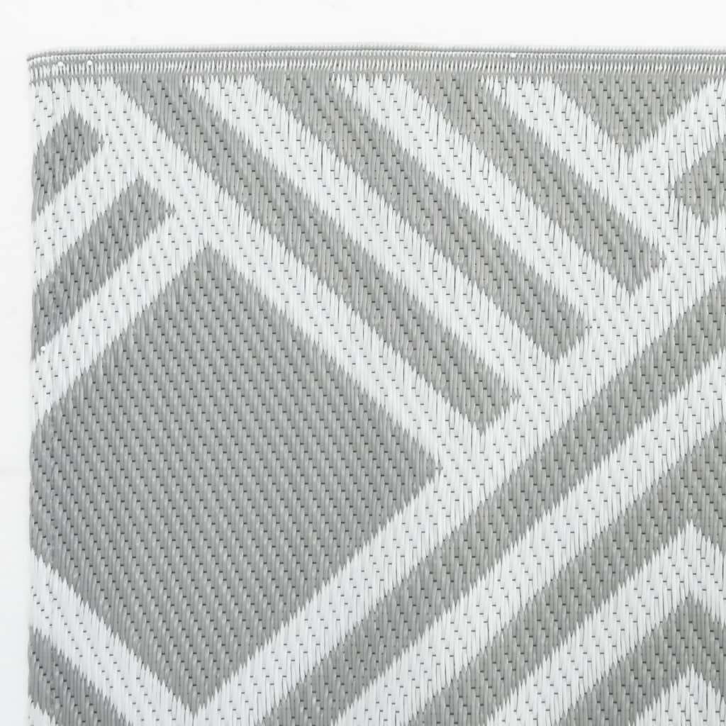 Outdoor-Teppich ARAKIL Grau 80x250 cm PP
