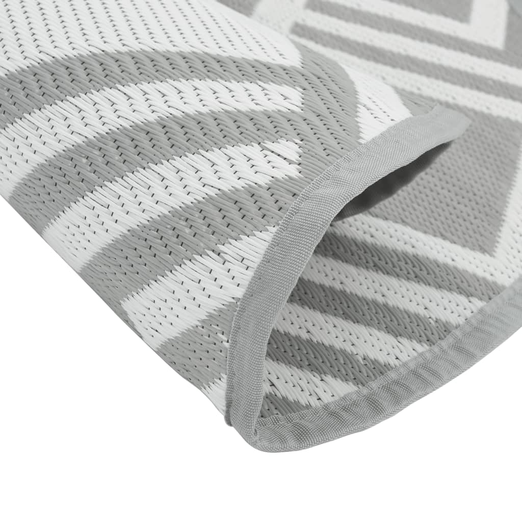 Outdoor-Teppich ARAKIL Grau Ø120 cm PP