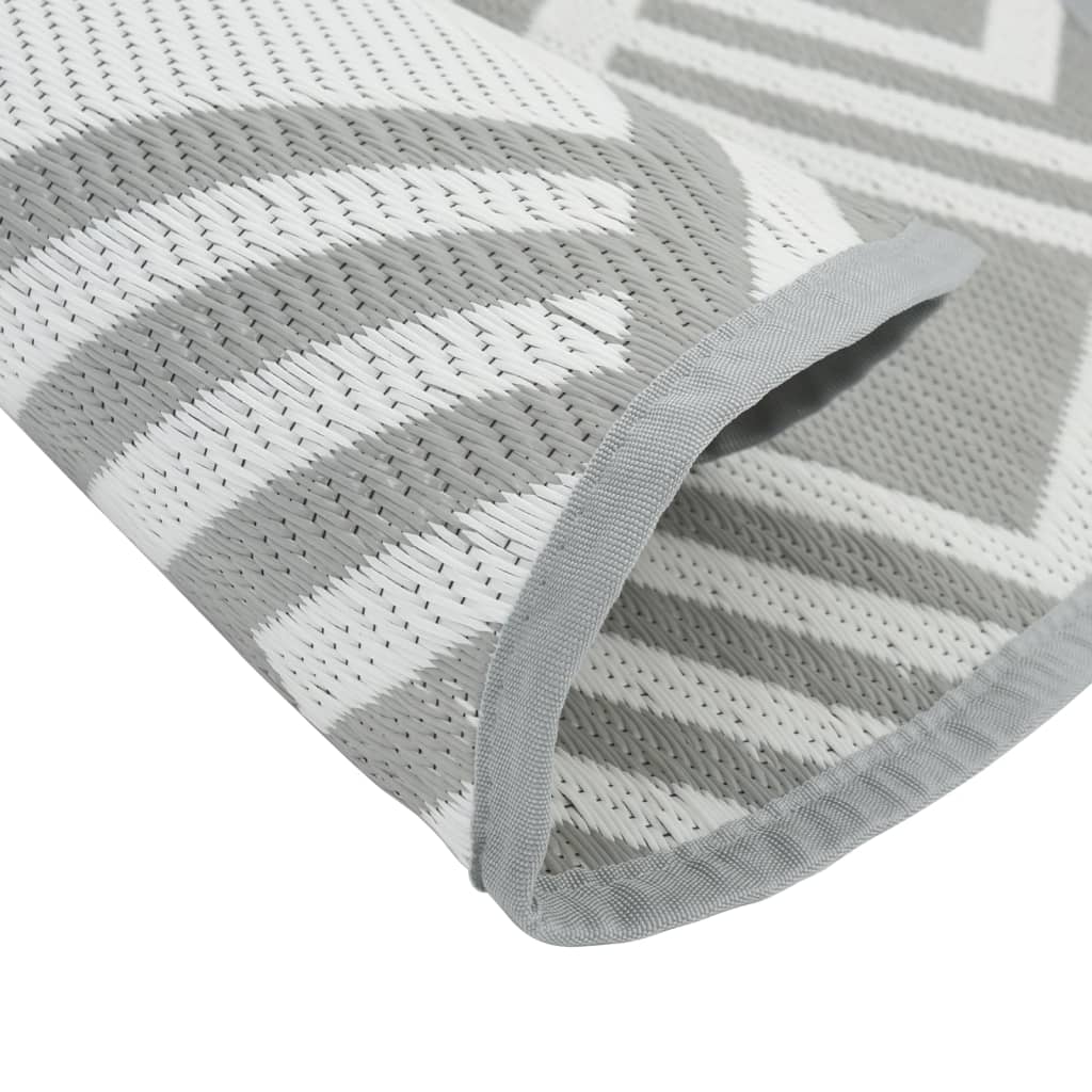 Outdoor-Teppich ARAKIL Grau Ø160 cm PP