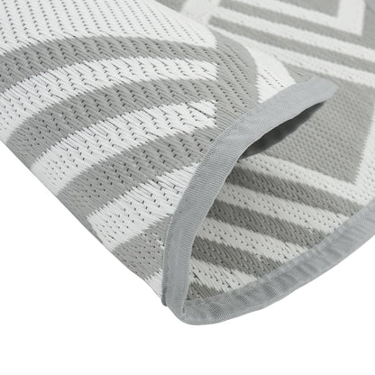 Outdoor-Teppich ARAKIL Grau Ø160 cm PP