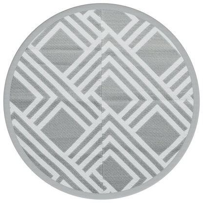 Outdoor-Teppich ARAKIL Grau Ø200 cm PP