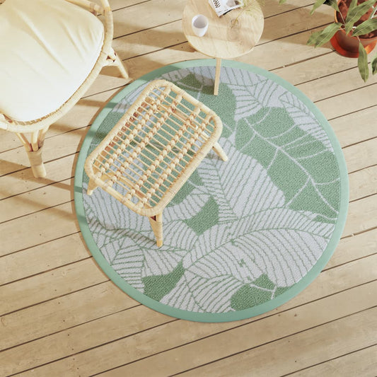Outdoor-Teppich ARAKIL Grün Ø120 cm PP