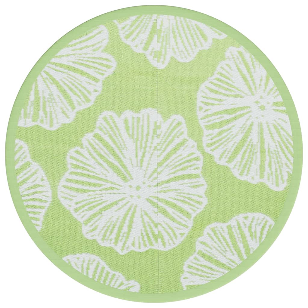 Outdoor-Teppich ARAKIL Grün Ø120 cm PP