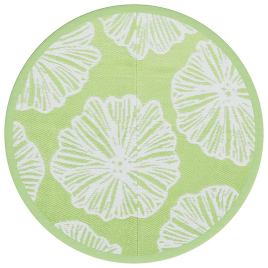 Outdoor-Teppich ARAKIL Grün Ø120 cm PP