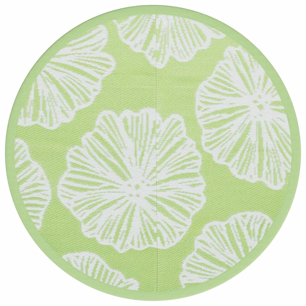 Outdoor-Teppich ARAKIL Grün Ø160 cm PP