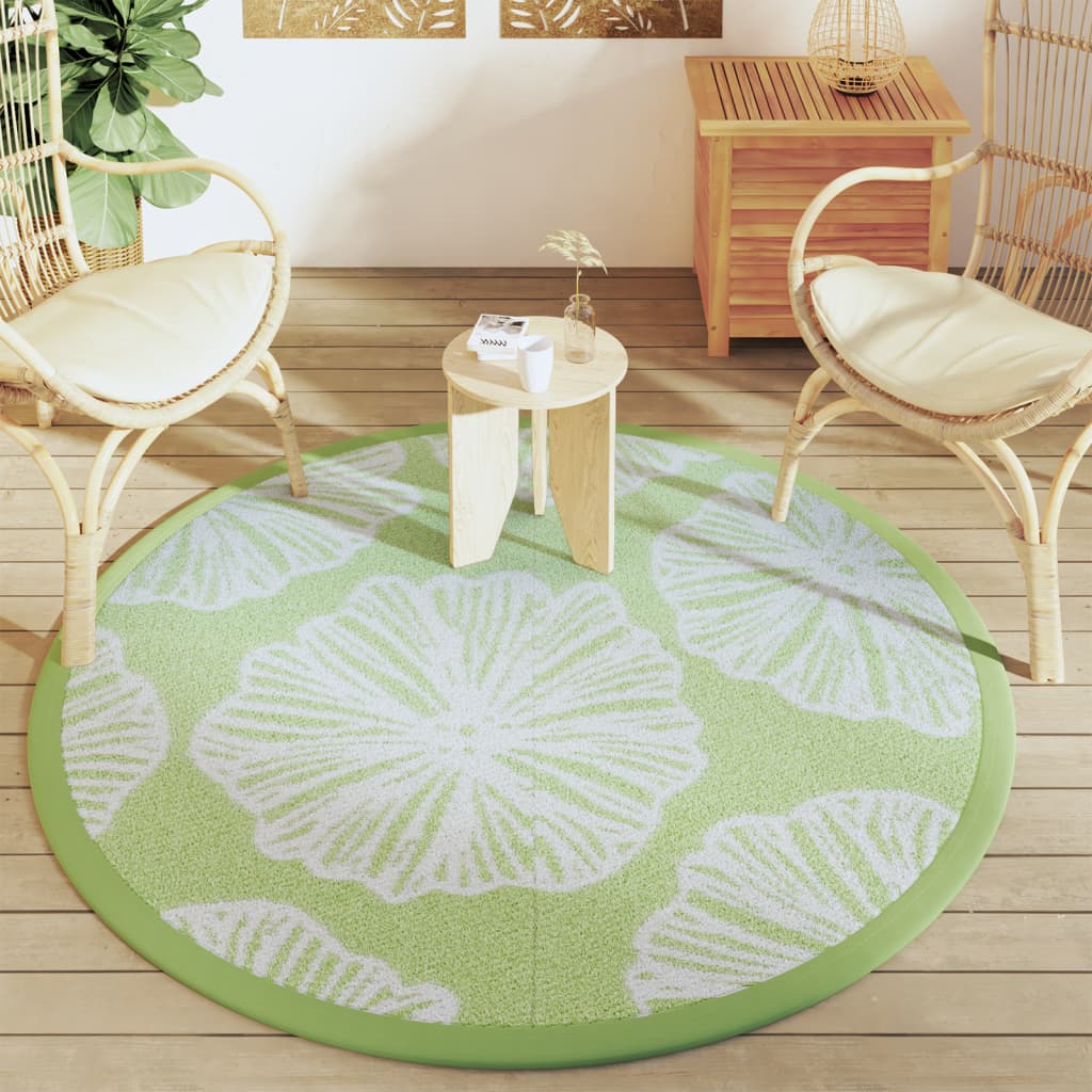 Outdoor-Teppich ARAKIL Grün Ø160 cm PP