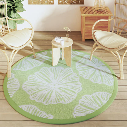 Outdoor-Teppich ARAKIL Grün Ø160 cm PP