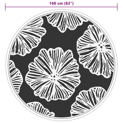 Outdoor-Teppich ARAKIL Grün Ø160 cm PP