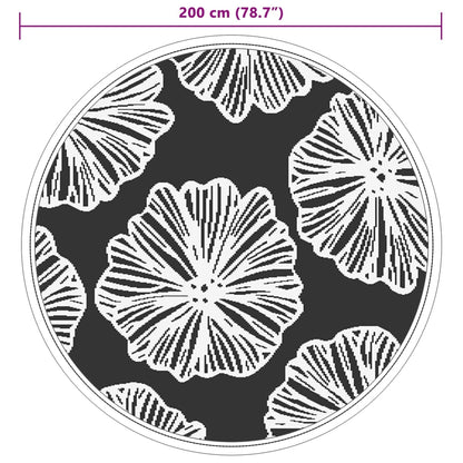 Outdoor-Teppich ARAKIL Grün Ø200 cm PP