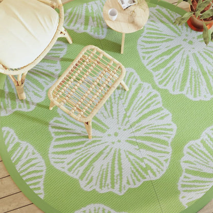 Outdoor-Teppich ARAKIL Grün Ø200 cm PP