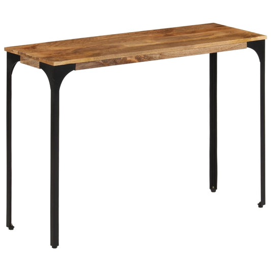 Konsolentisch Braun 110x35x76 cm Massivholz Mango und Eisen