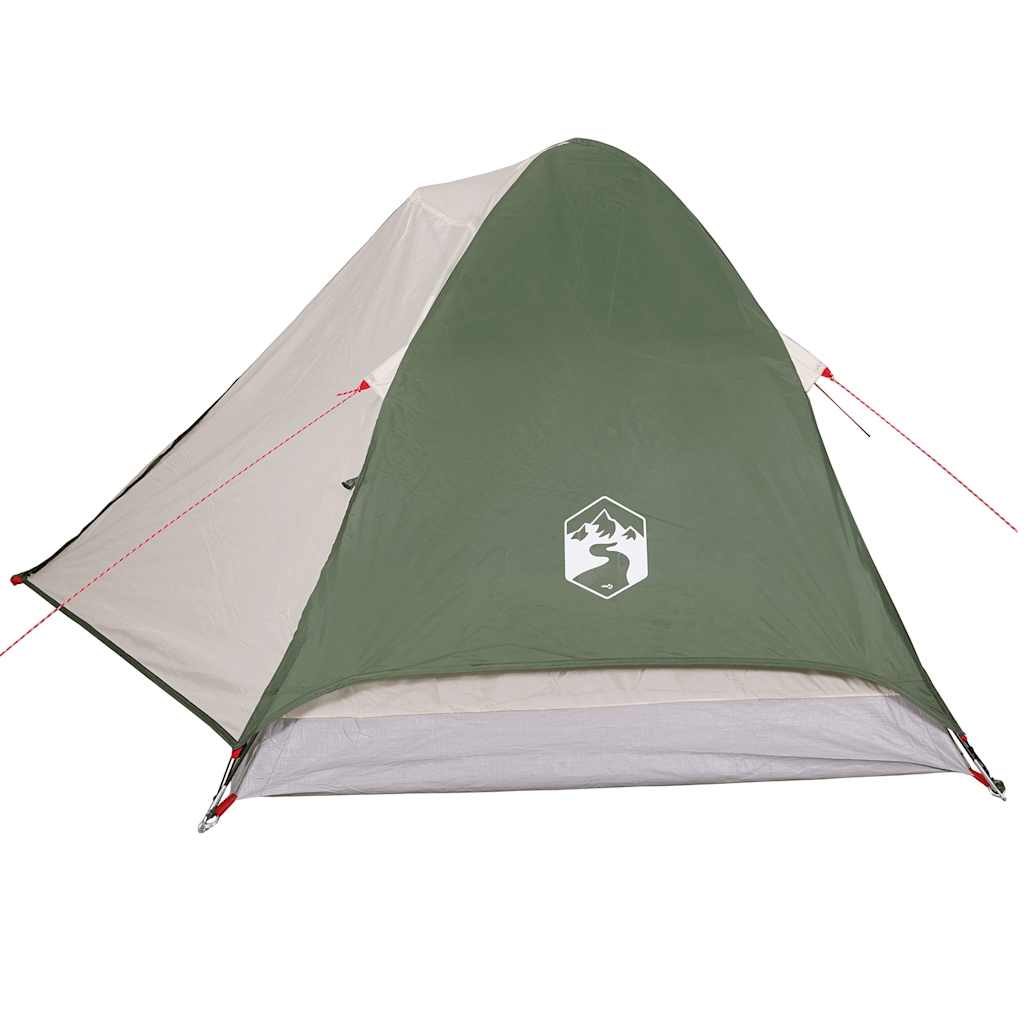 Kuppel-Campingzelt 2 Personen Grün Wasserdicht