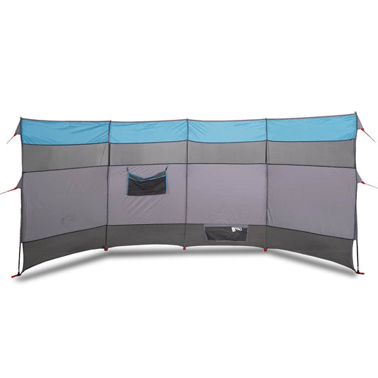 Camping Windbreak Blue 366x152x152 cm Vandtæt