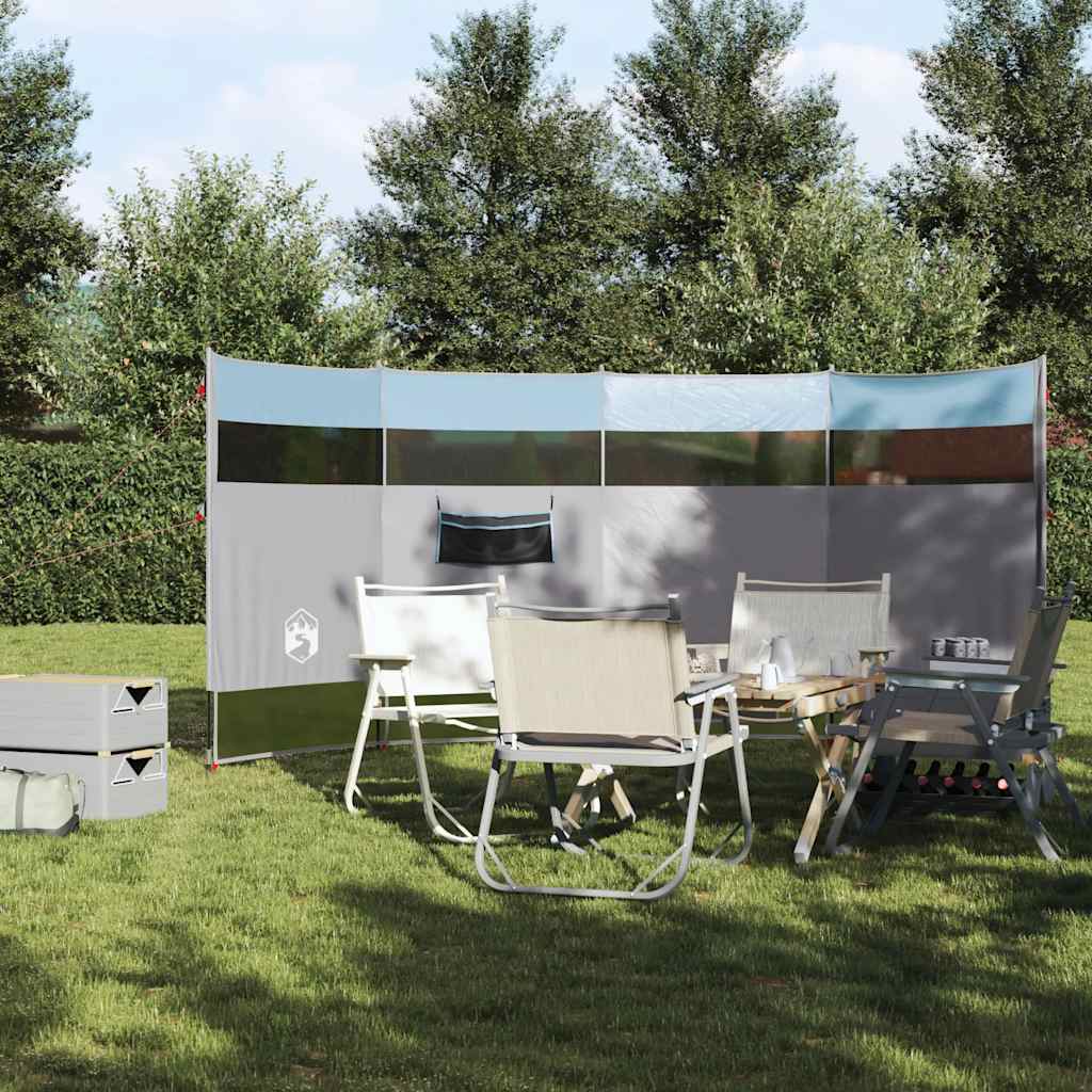 Camping Windbreak Blue 366x152x152 cm Vandtæt