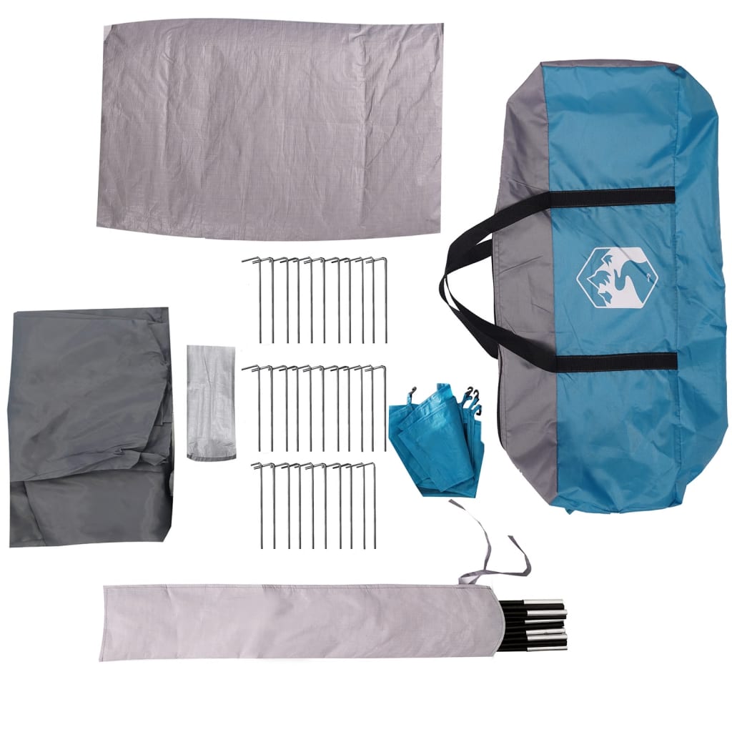 Camping Windbreak Blue 366x152x152 cm Vandtæt
