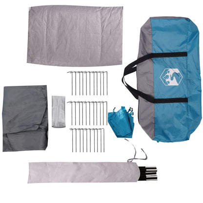 Camping Windbreak Blue 366x152x152 cm Vandtæt