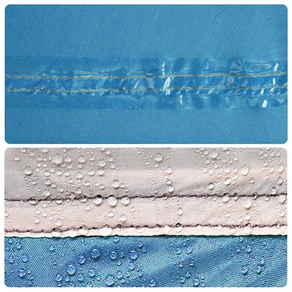 Camping Windbreak Blue 366x152x152 cm Vandtæt