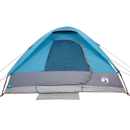 Kuppel-Campingzelt 2 Personen Blau Wasserdicht