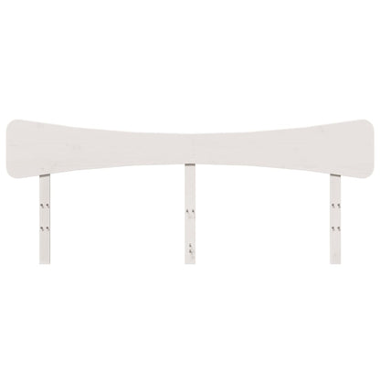 Kopfteil Weiß 180 cm Massivholz Kiefer