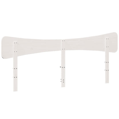 Kopfteil Weiß 180 cm Massivholz Kiefer