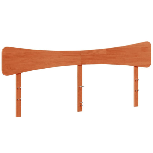 Kopfteil Wachsbraun 180 cm Massivholz Kiefer