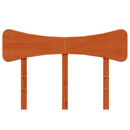 Kopfteil Wachsbraun 120 cm Massivholz Kiefer