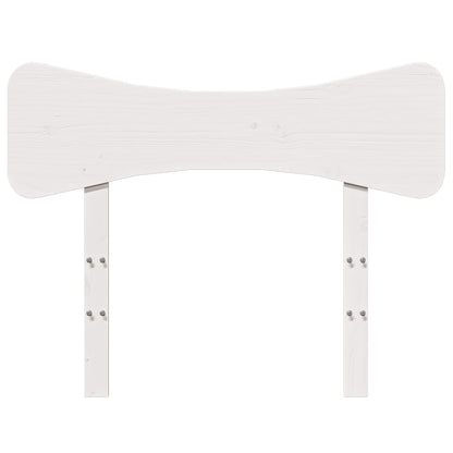 Kopfteil Weiß 100 cm Massivholz Kiefer