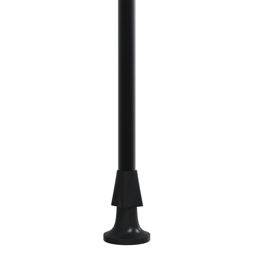 Markise Einziehbar Anthrazit 300x150 cm Stoff und Stahl