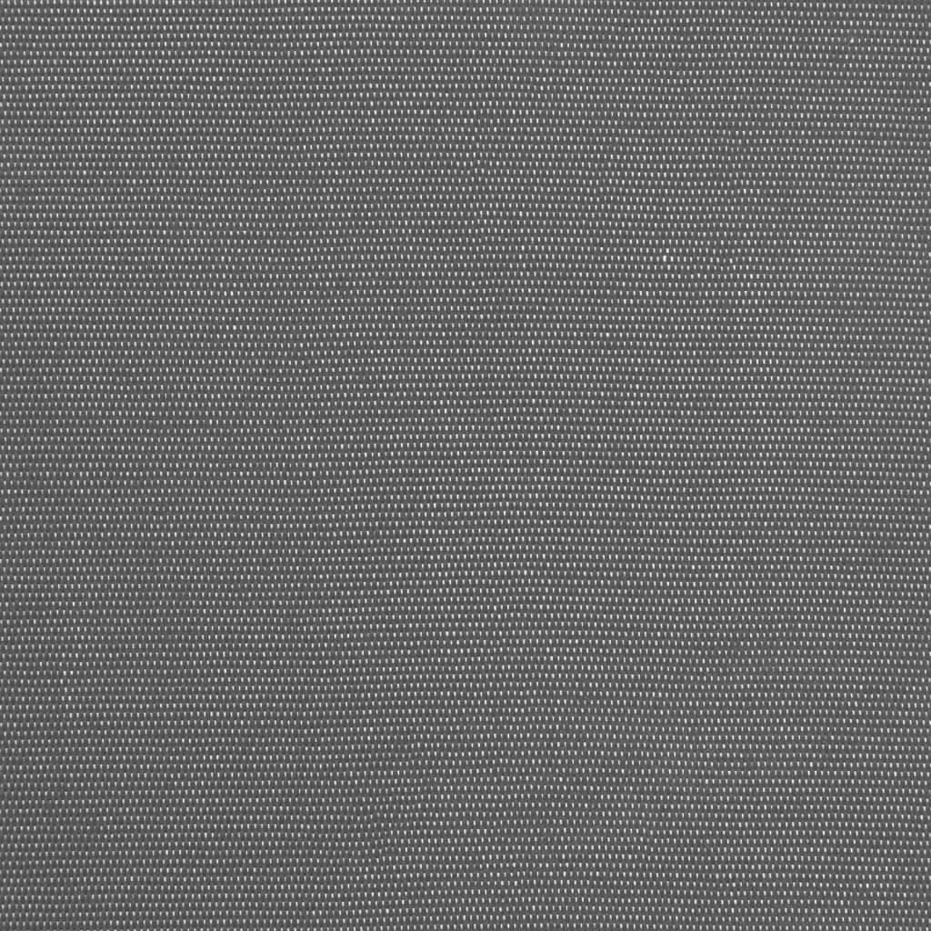 Markise Einziehbar Anthrazit 250x150 cm Stoff und Stahl