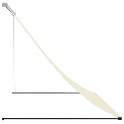 Markise Einziehbar Creme 200x150 cm Stoff und Stahl
