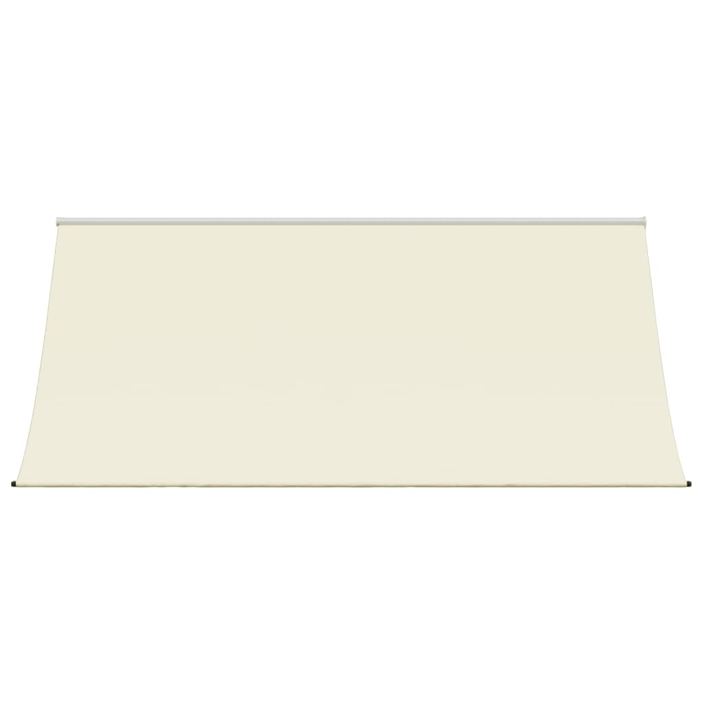 Markise Einziehbar Creme 300x150 cm Stoff und Stahl