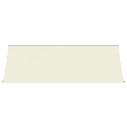 Markise Einziehbar Creme 350x150 cm Stoff und Stahl