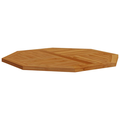 Tischplatte 90x90x2,5 cm Achteckig Massivholz Teak