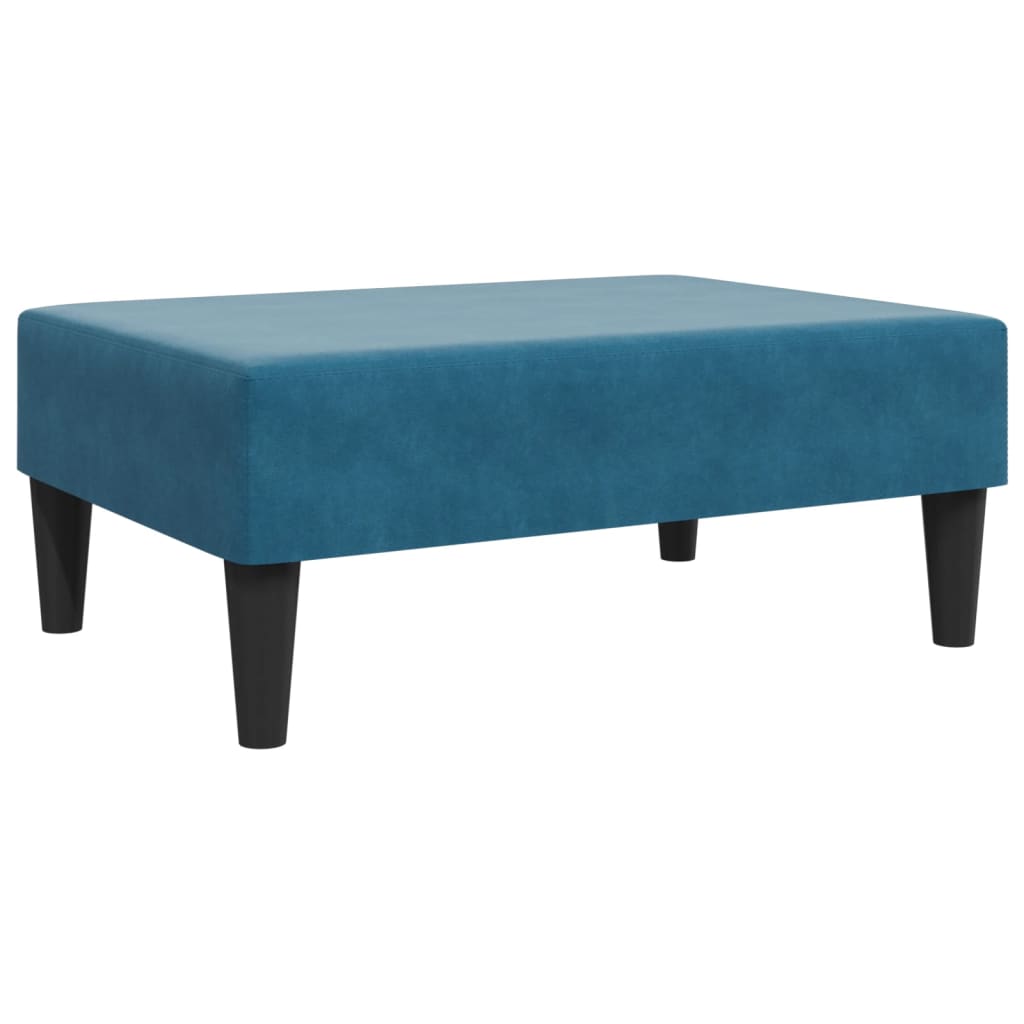 2-delt Blue Velvet sofasæt